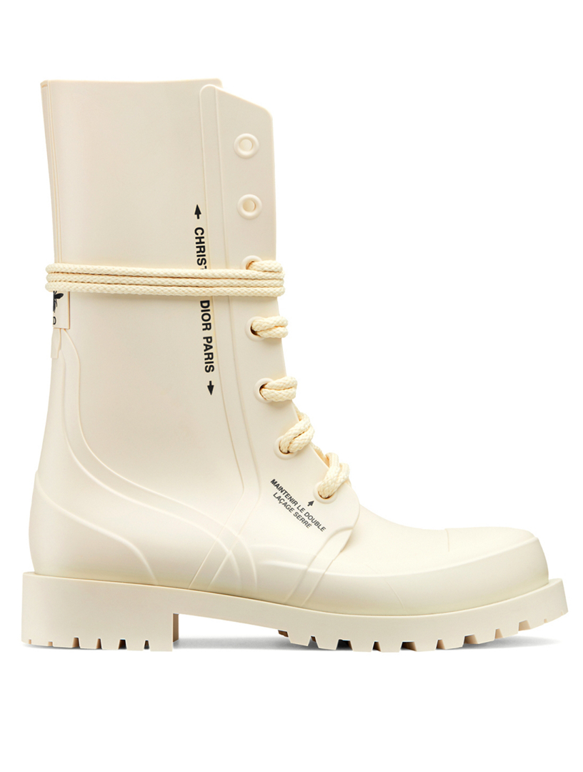 dior camp rubber ankle boot price