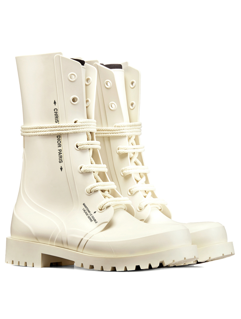 dior white boots