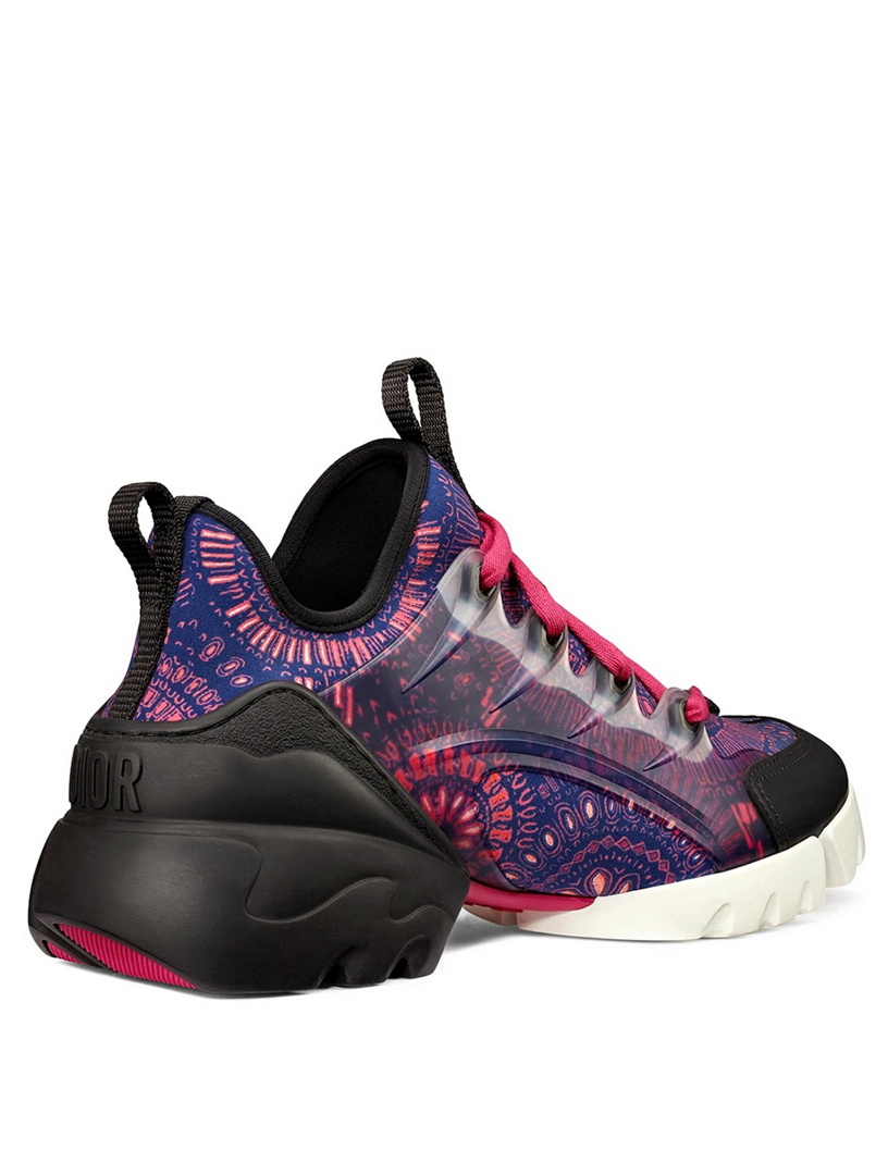 pink and black dior sneakers