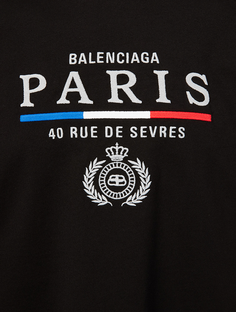 balenciaga paris flag tee