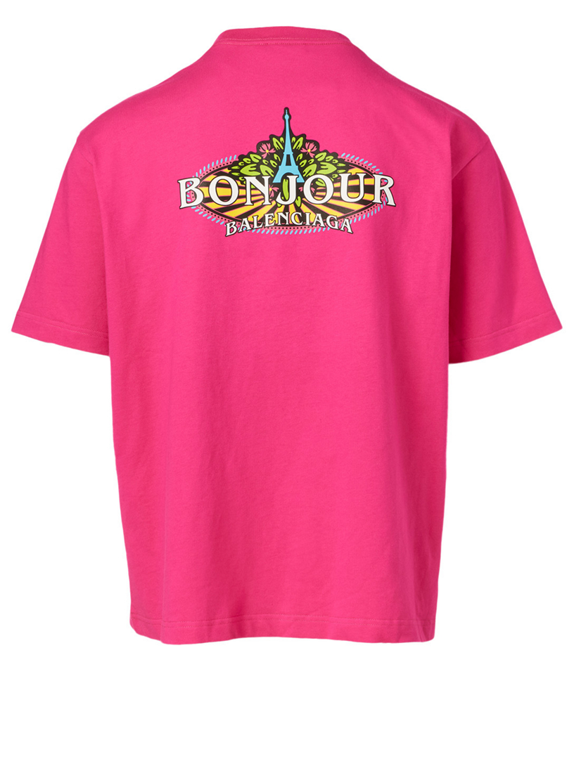 balenciaga bonjour t shirt