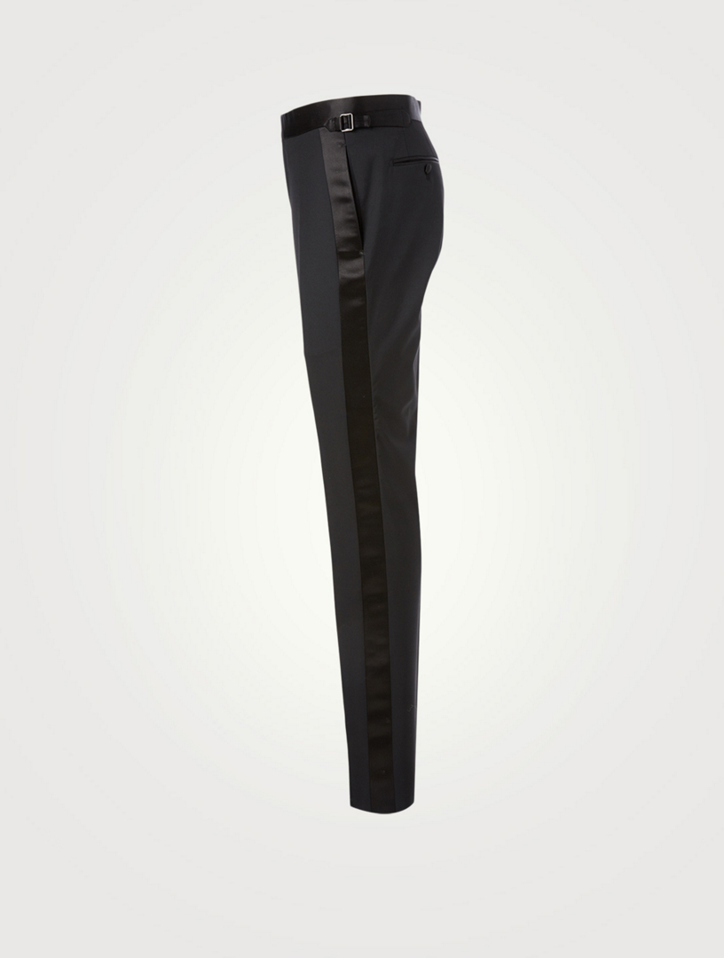 TOM FORD Shelton Wool Tuxedo Pants | Holt Renfrew Canada