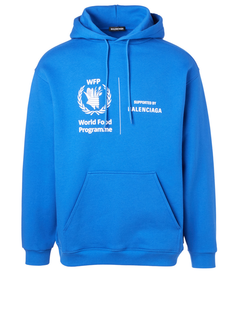 world food programme balenciaga hoodie