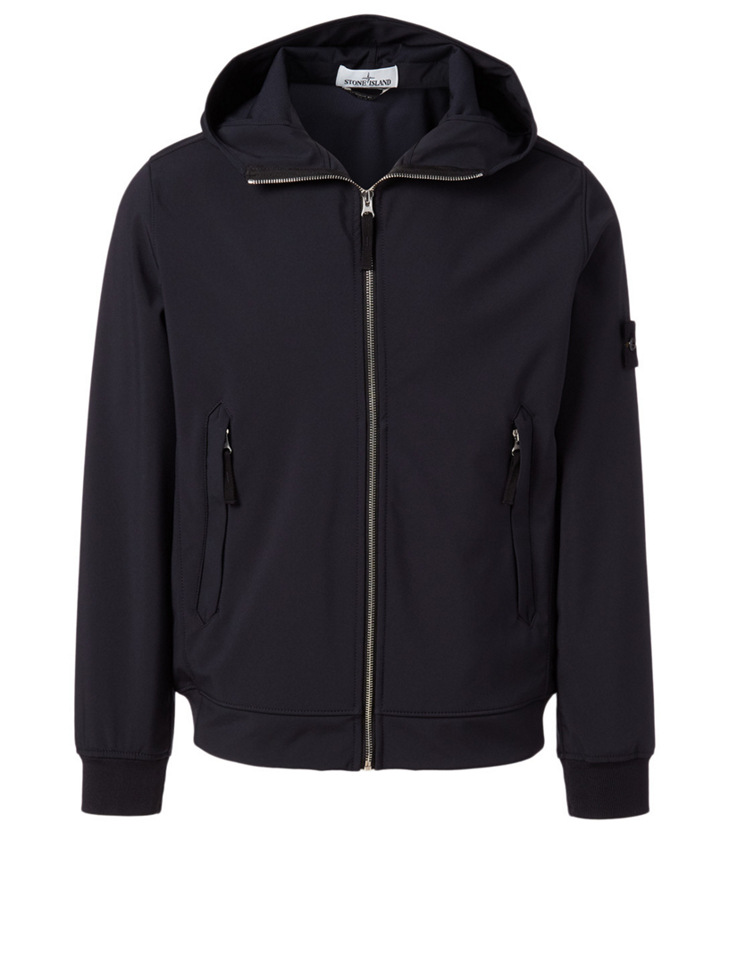 stone island zip hoodie men's