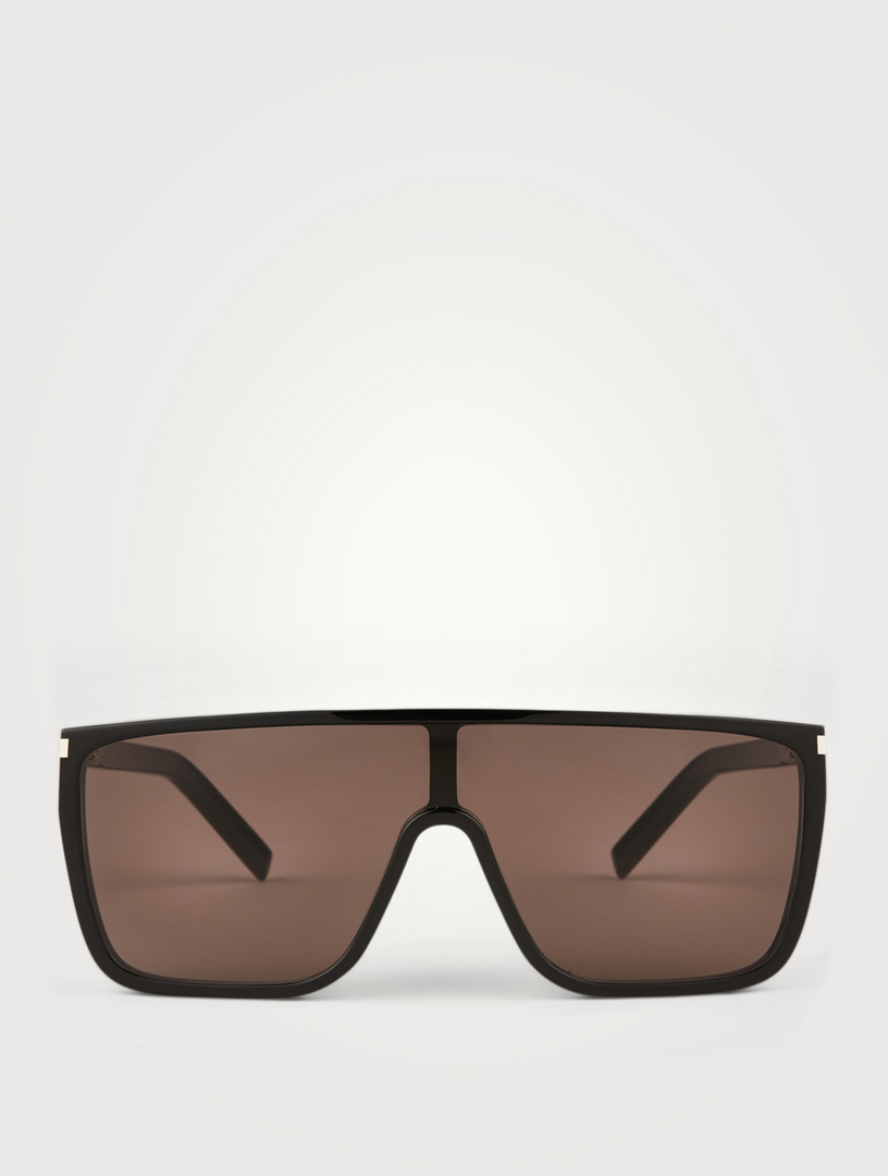 SAINT LAURENT Ace SL 364 Shield Sunglasses | Holt Renfrew Canada