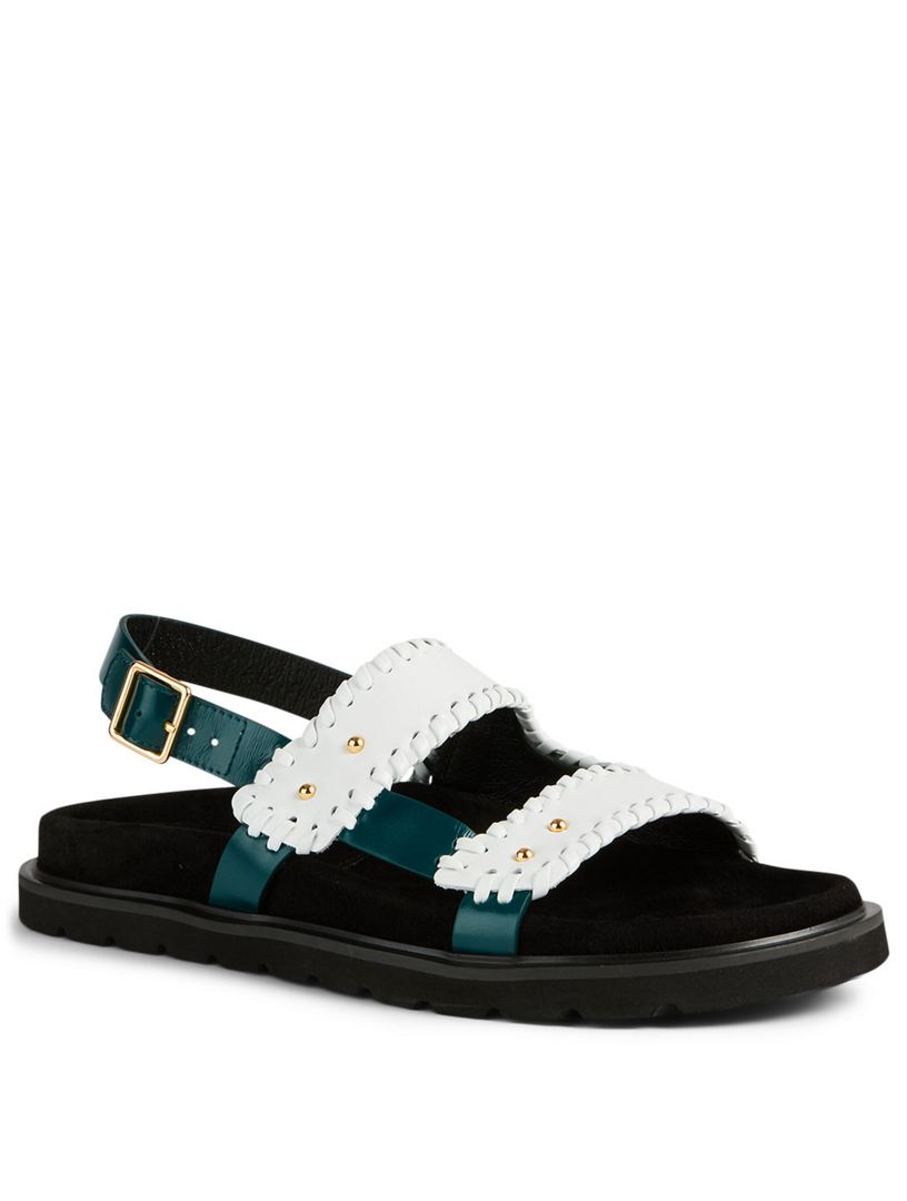 REIKE NEN Turnover Mold Leather Slingback Sandals Holt Renfrew Canada