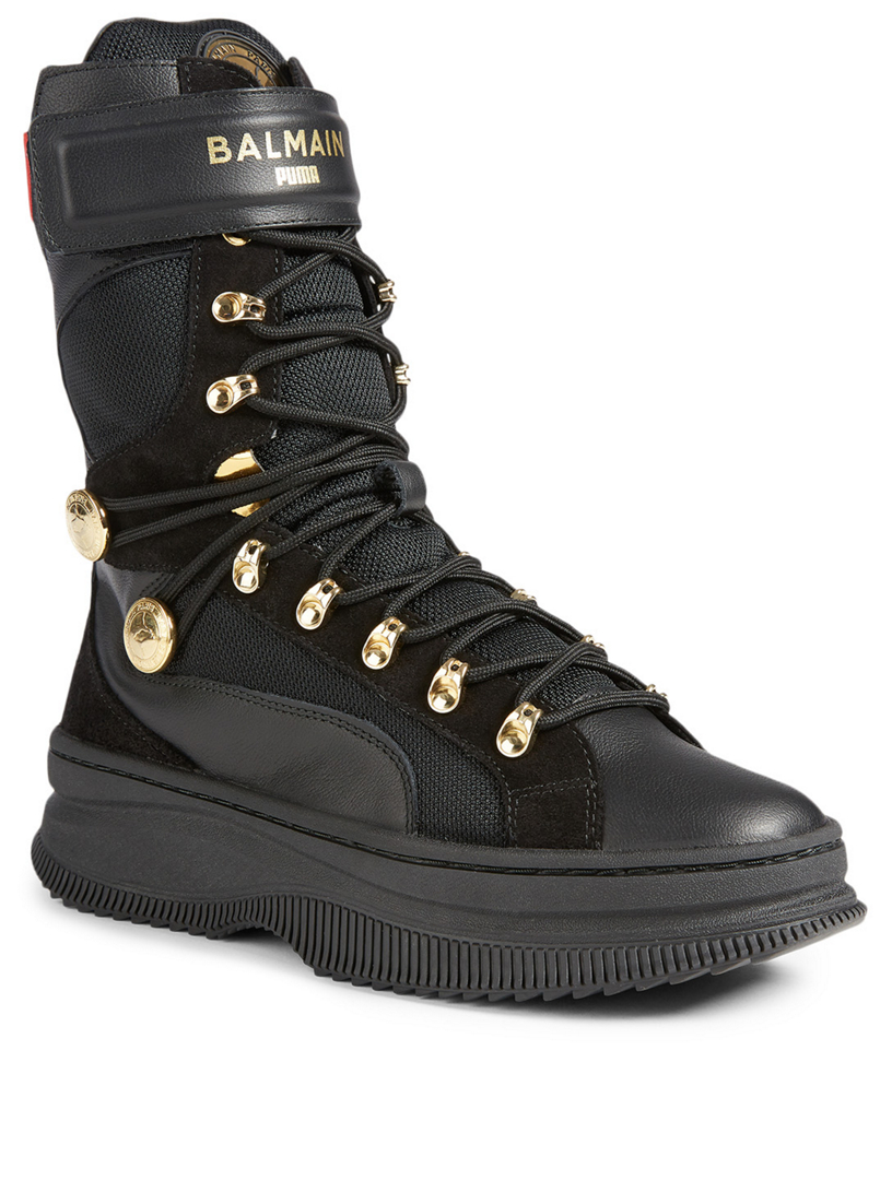 deva leather women's trainers