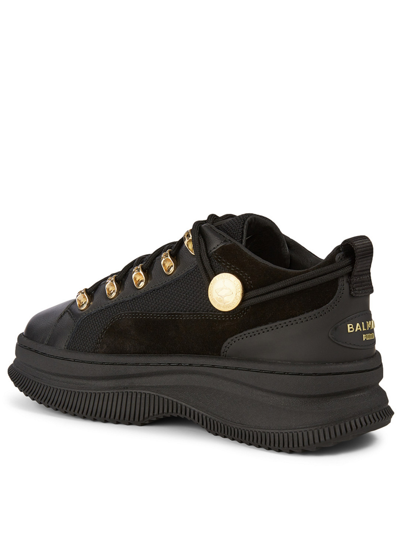 deva leather women's trainers