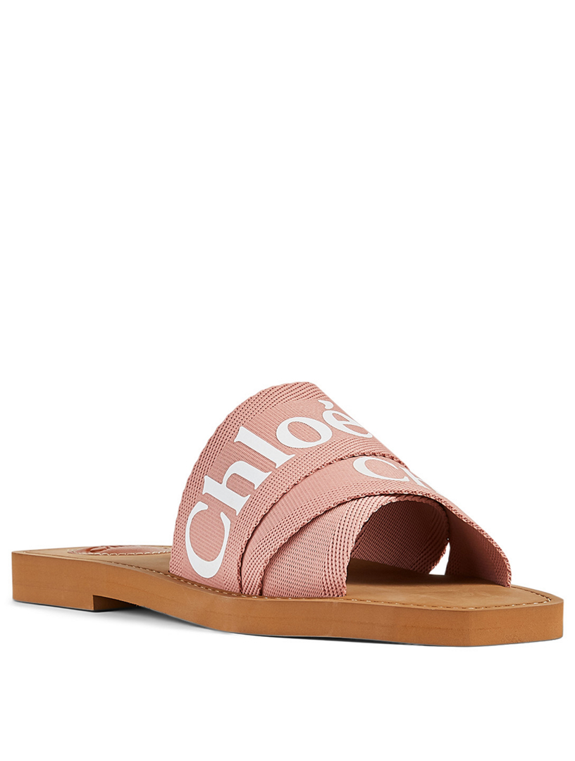 chloe canvas sandals