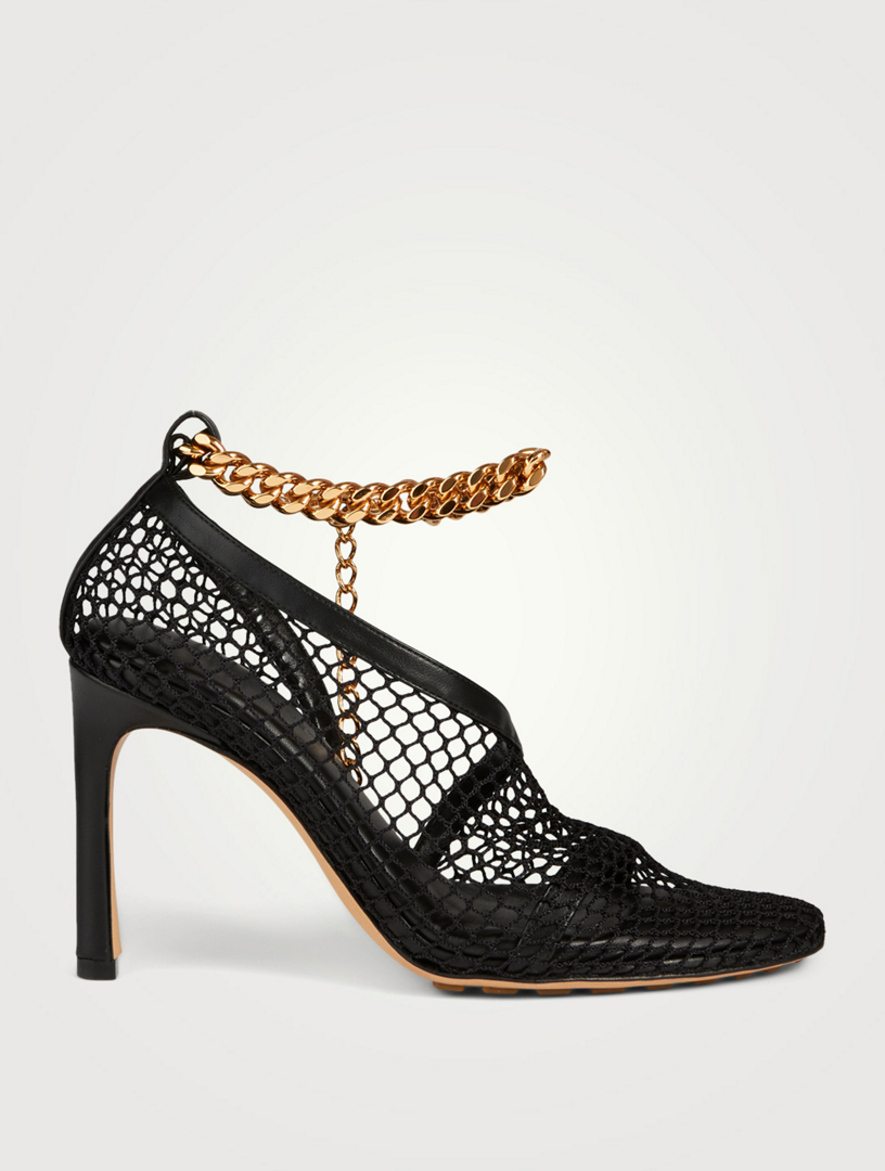 bottega veneta mesh heels