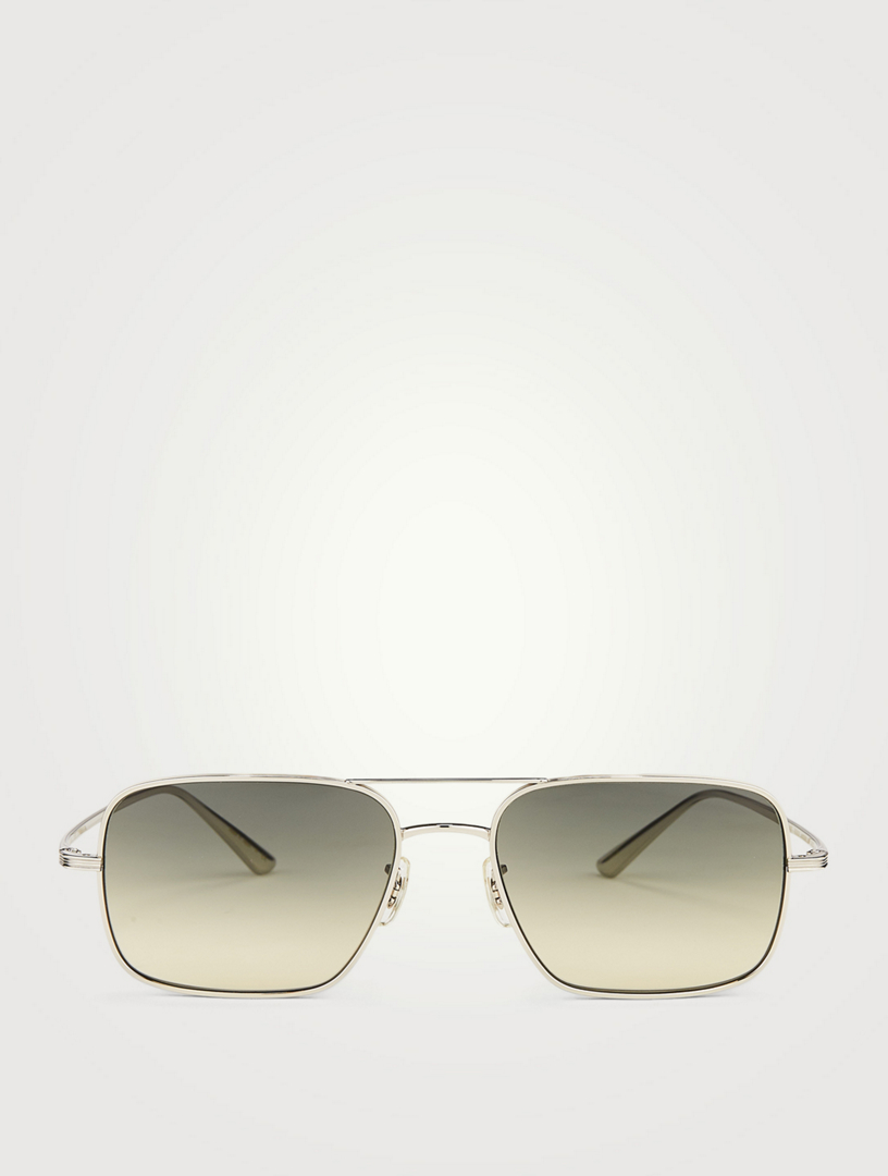 OLIVER PEOPLES Victory Aviator Sunglasses | Holt Renfrew Canada