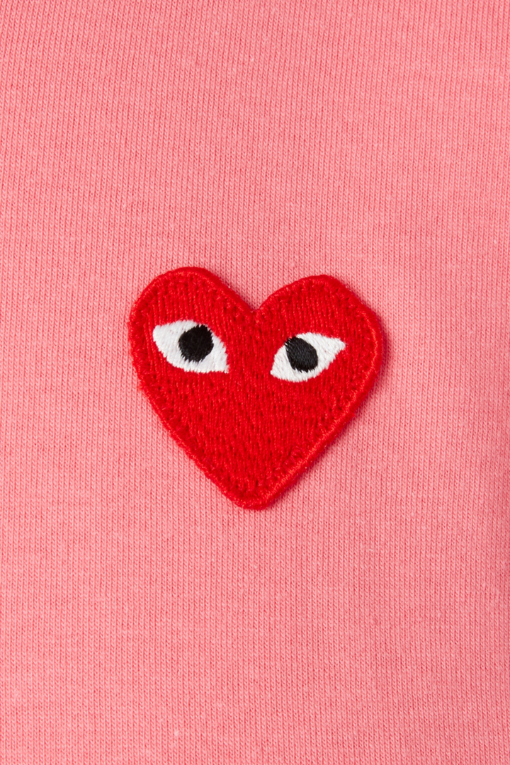 comme des garcons play pink heart