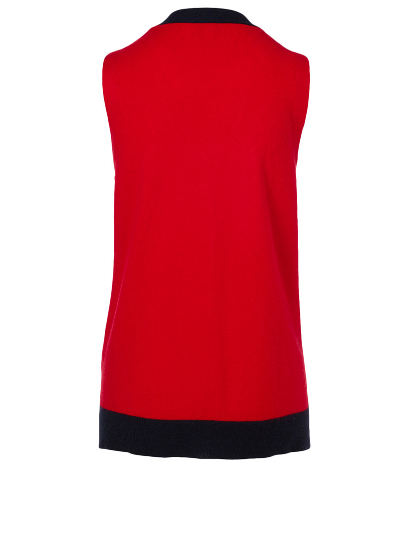 ganni cashmere vest