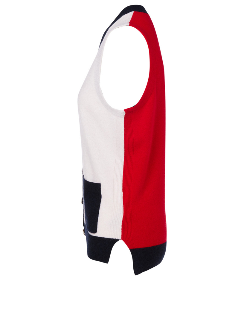 ganni cashmere vest