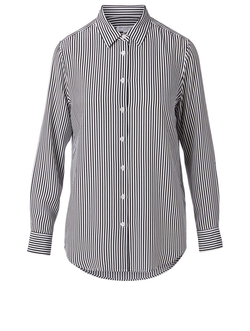 EQUIPMENT Essential Shirt In Striped Print | Holt Renfrew Canada