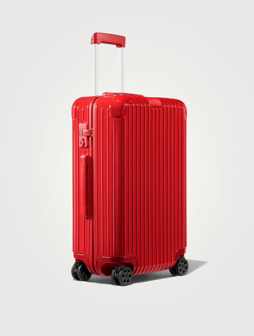 rimowa suitcase with screen