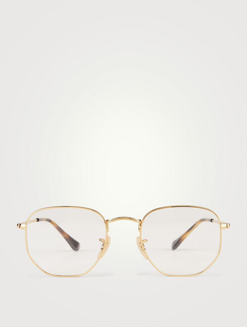ray ban hexagonal optical