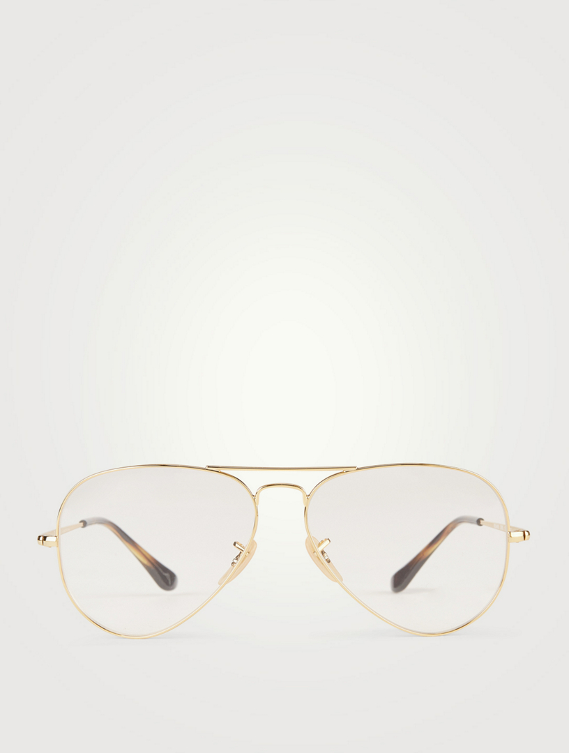 ray ban aviator optical glasses