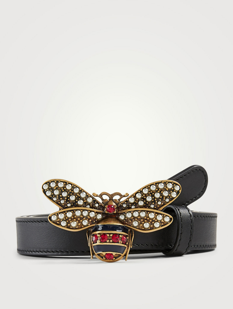 gucci queen margaret leather belt