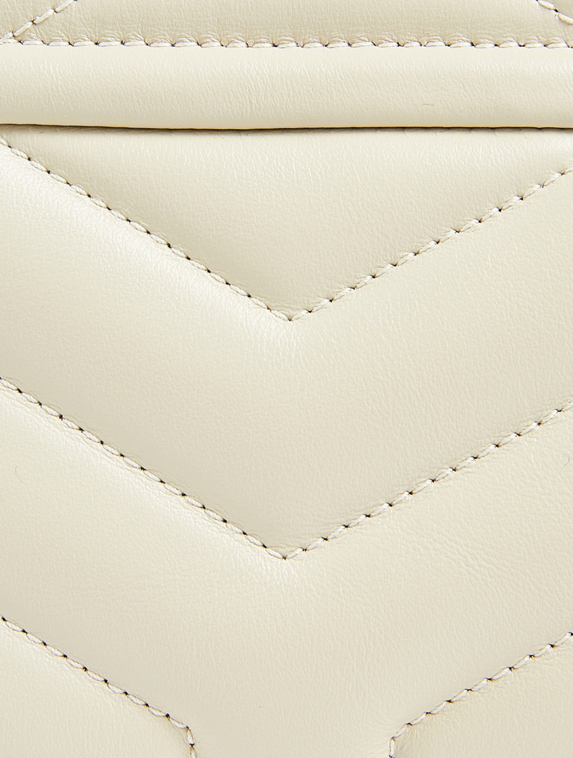 SAINT LAURENT Toy Loulou YSL Monogram Leather Crossbody Bag Holt