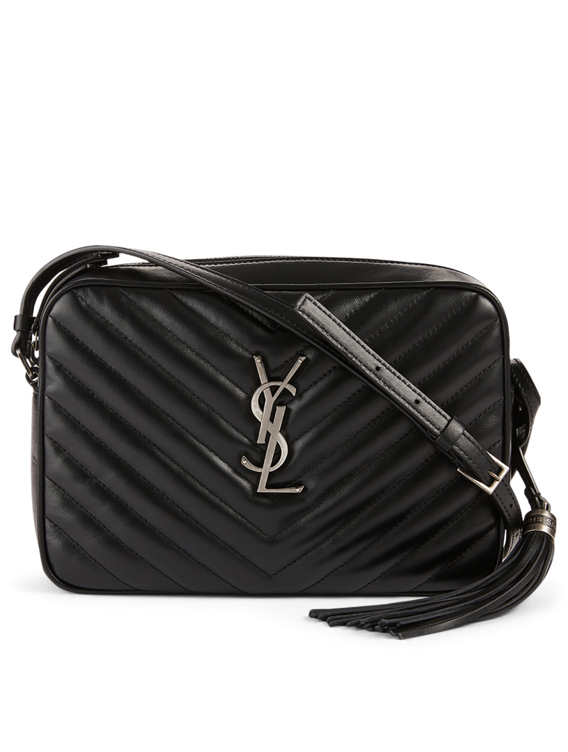 all black ysl camera bag