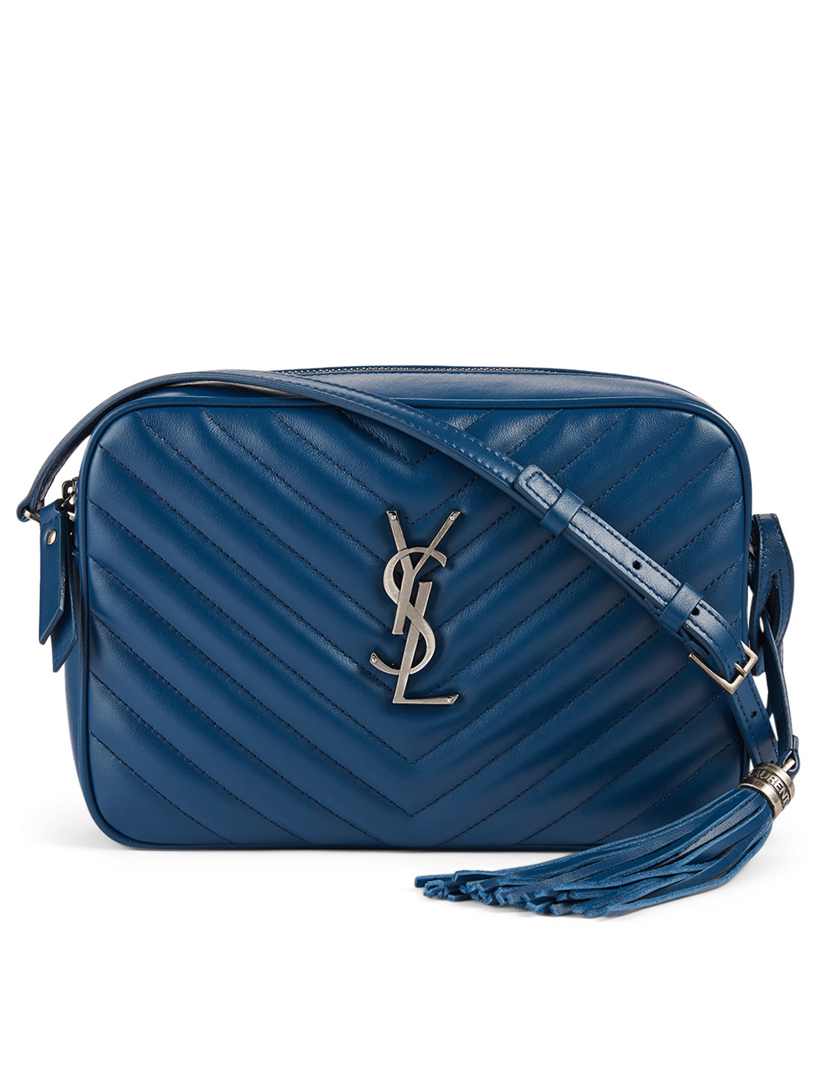 medium lou ysl monogram leather camera bag