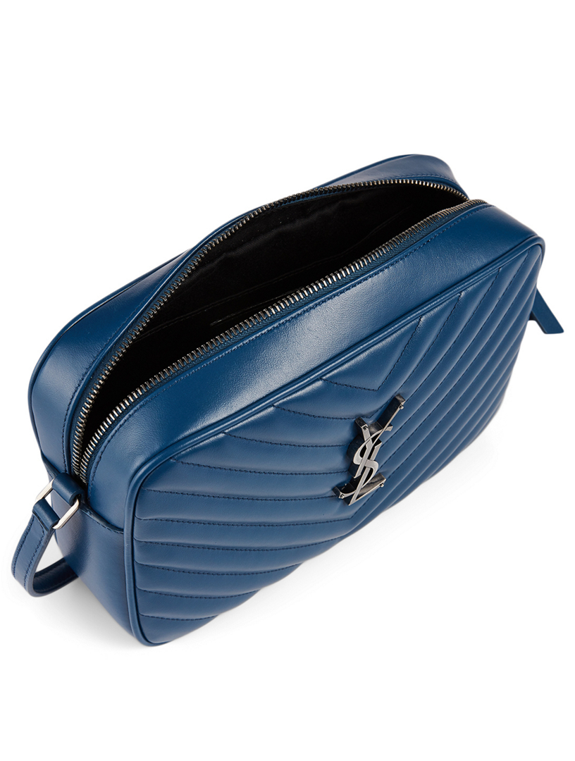 medium lou ysl monogram leather camera bag