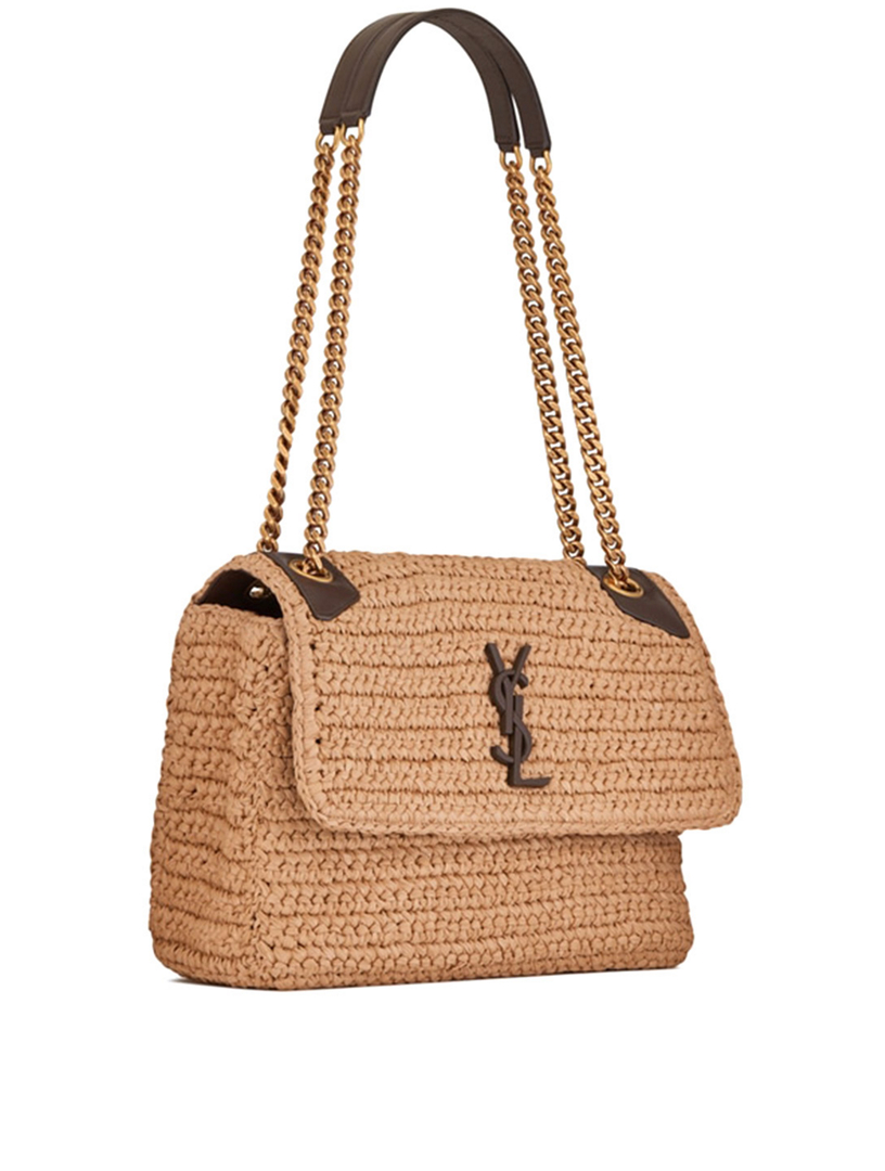 saint laurent raffia