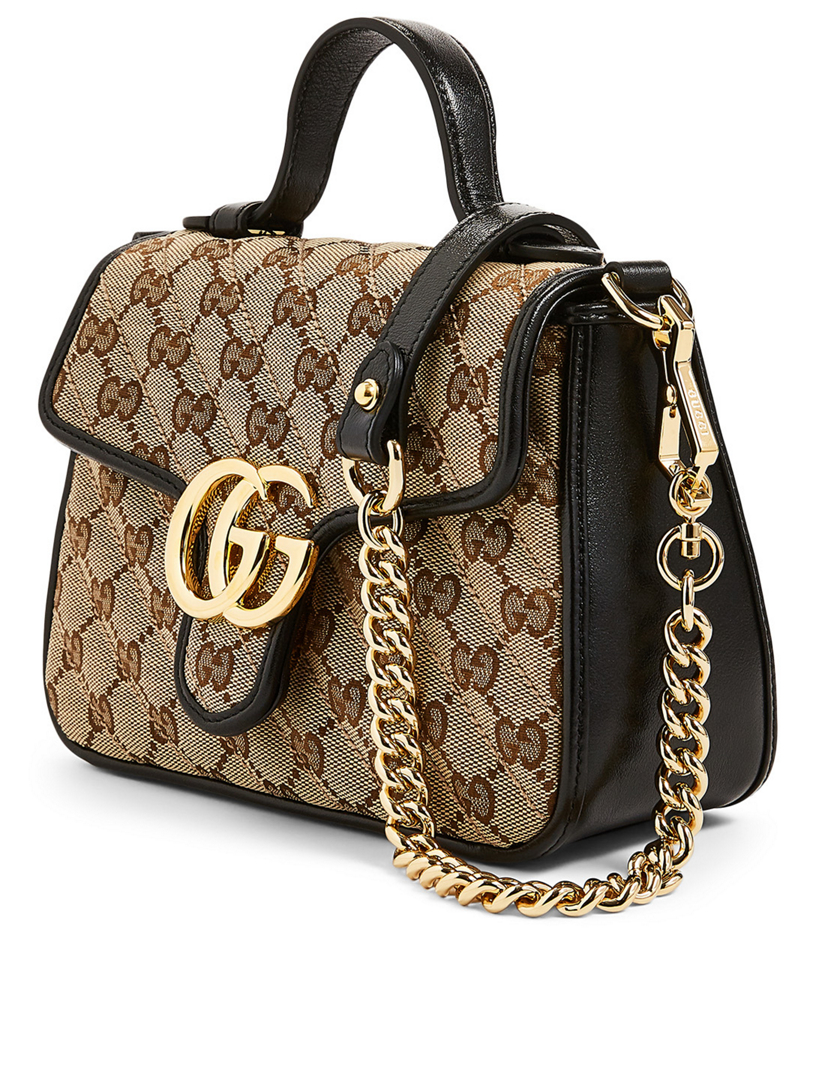 gucci marmont top handle bag