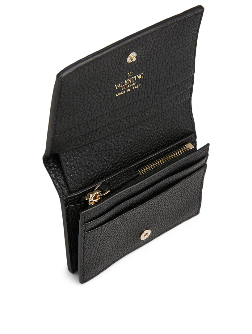 VALENTINO GARAVANI Rockstud Leather Compact Wallet Holt Renfrew Canada