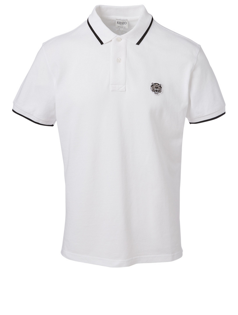 kenzo white polo shirt