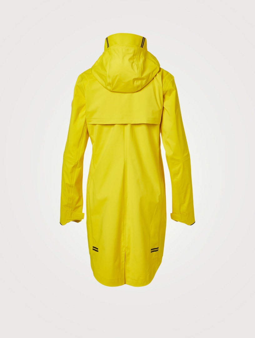 womens yellow rain jacket