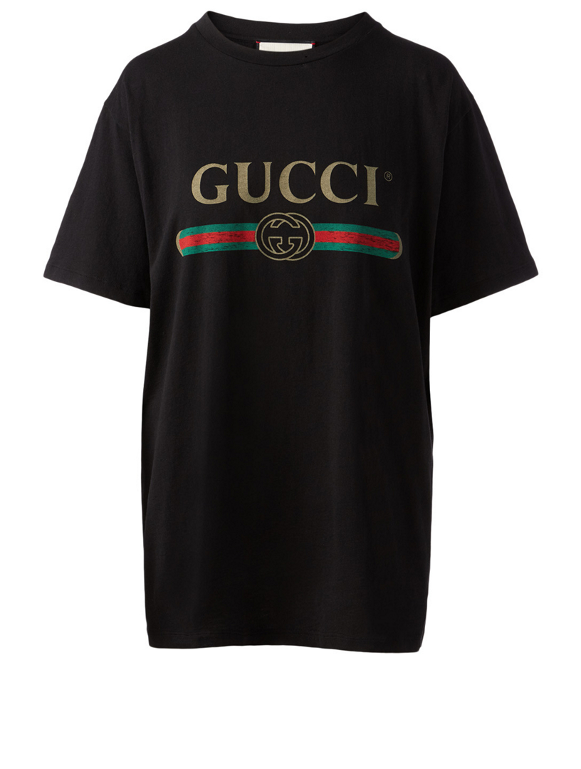 gucci women's logo t shirt