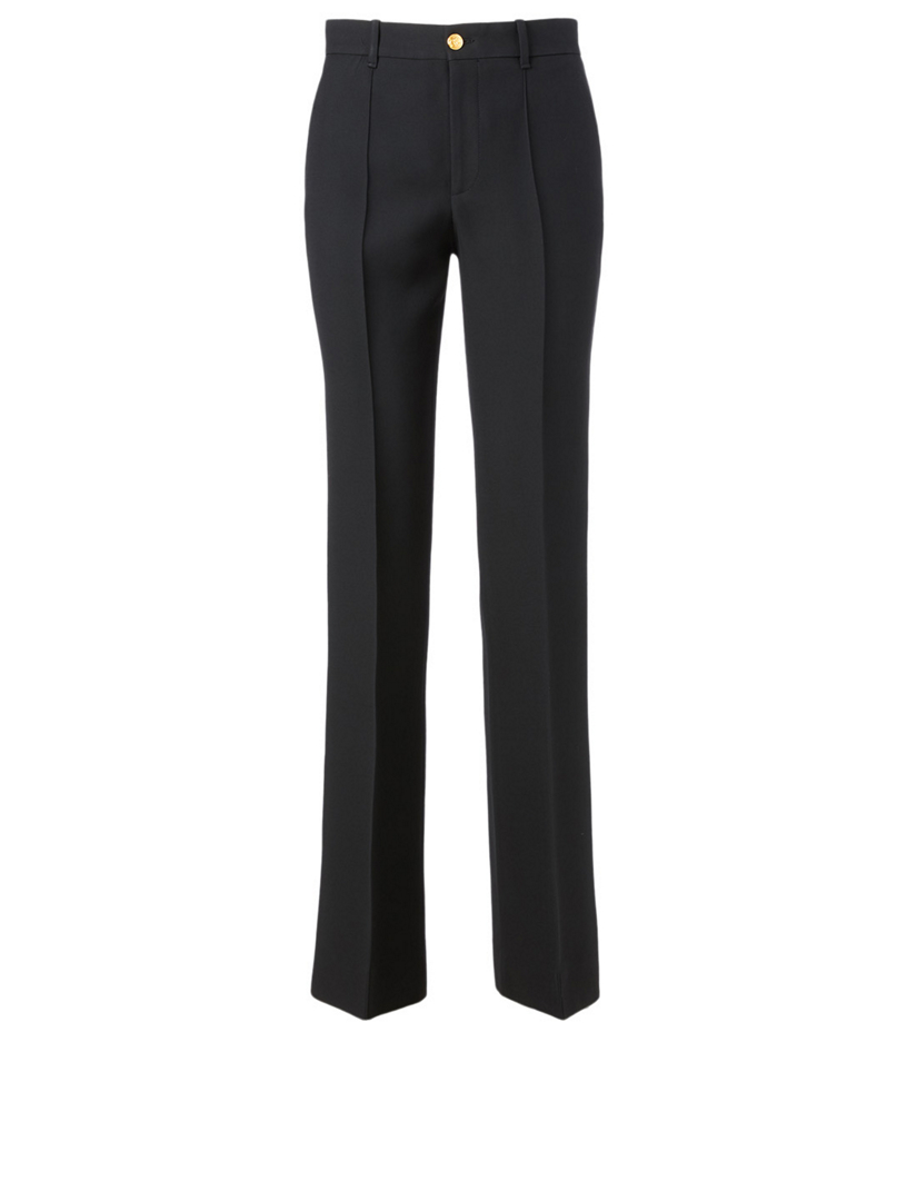 silk flare pants