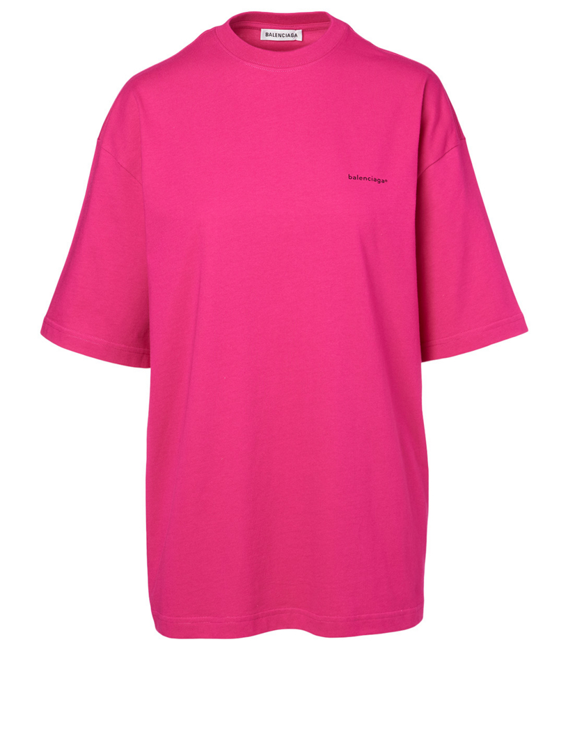 pink balenciaga shirt womens