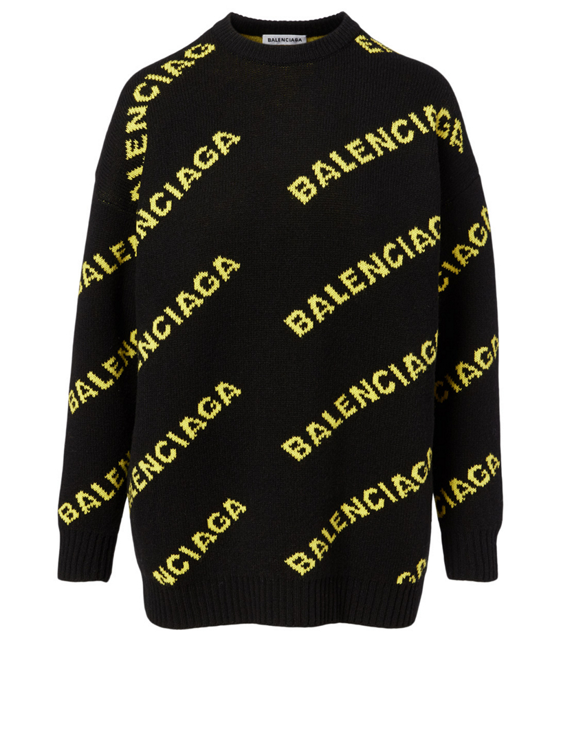 balenciaga sweater white