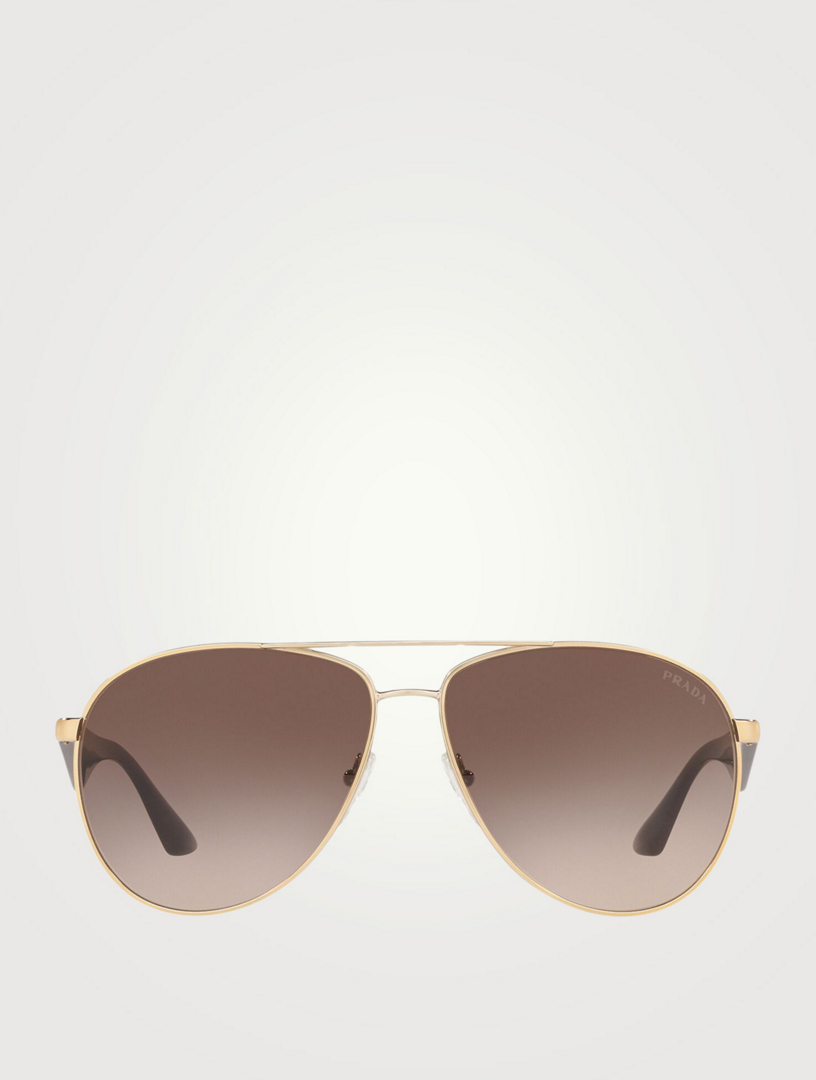 triangle aviator sunglasses