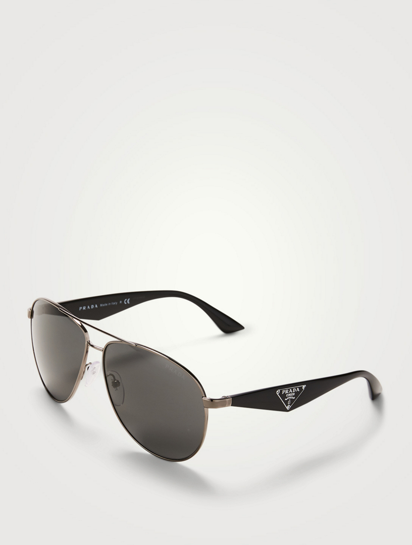 prada black and white sunglasses