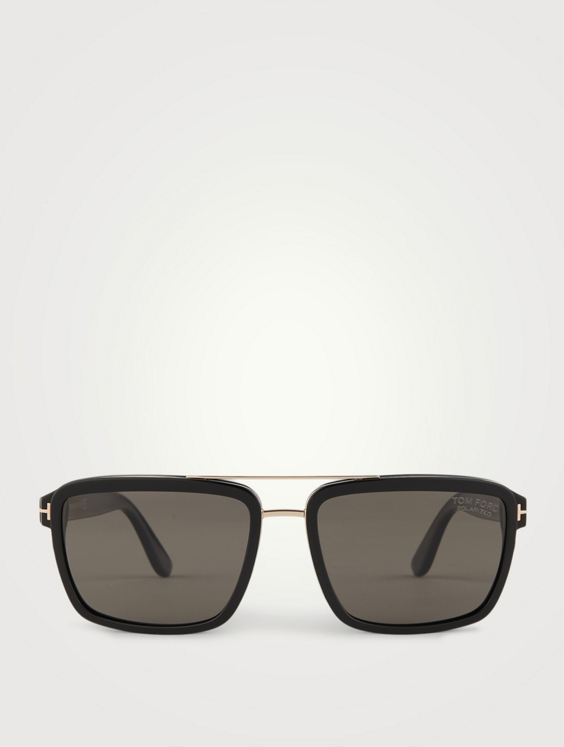 TOM FORD Anders Rectangular Aviator Sunglasses | Holt Renfrew Canada