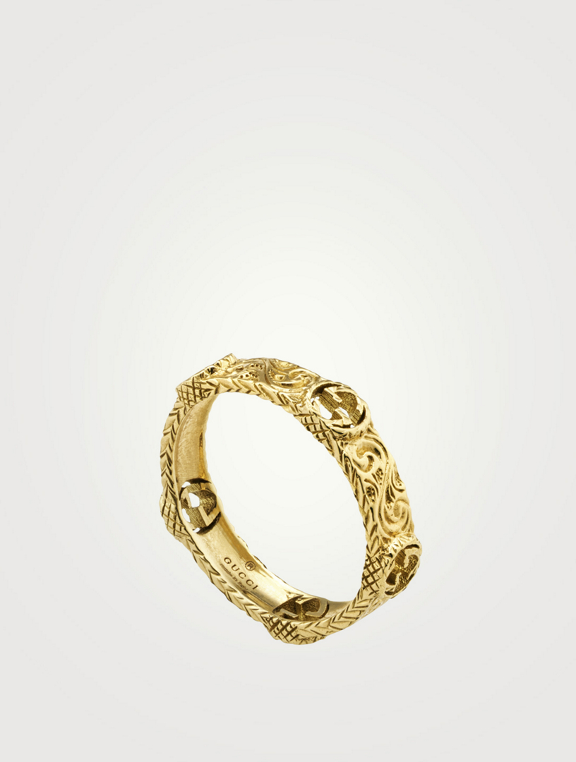 gucci gold ring womens