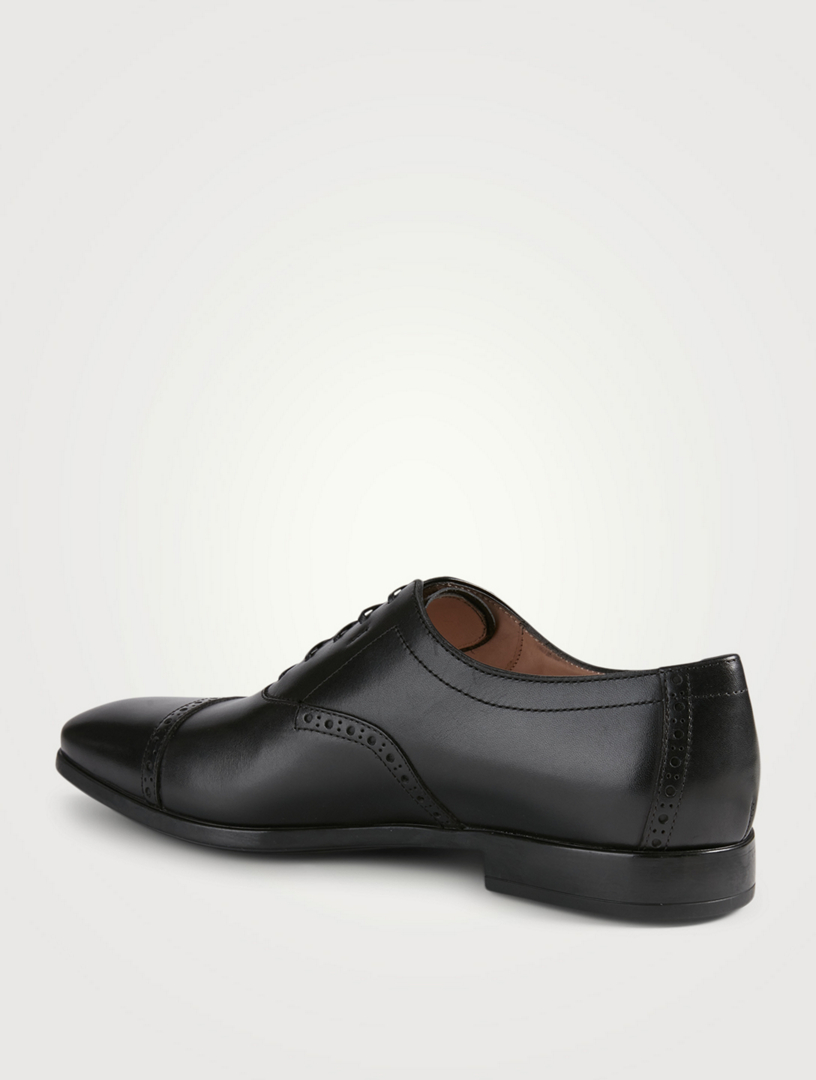 SALVATORE FERRAGAMO Riley Leather Brogue Oxford Shoes | Holt Renfrew Canada