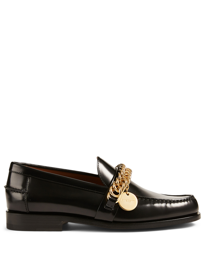 GIVENCHY Leather Loafers With Chain | Holt Renfrew Canada