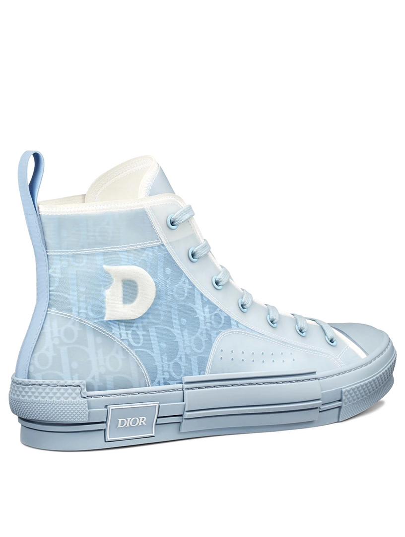 DIOR DIOR x Daniel Arsham B23 Canvas High-Top Sneakers In Dior Oblique ...