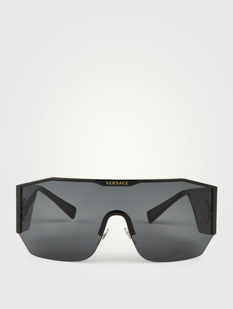 VERSACE Medusa Halo Shield Sunglasses 