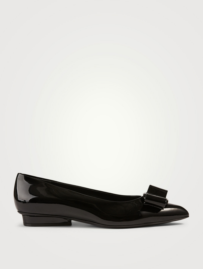all leather ballet flats