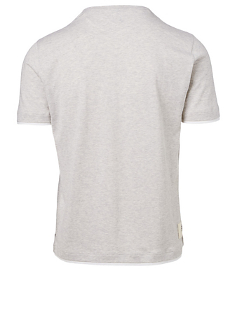 ELEVENTY Tee-shirt en coton à logo Hommes Gris