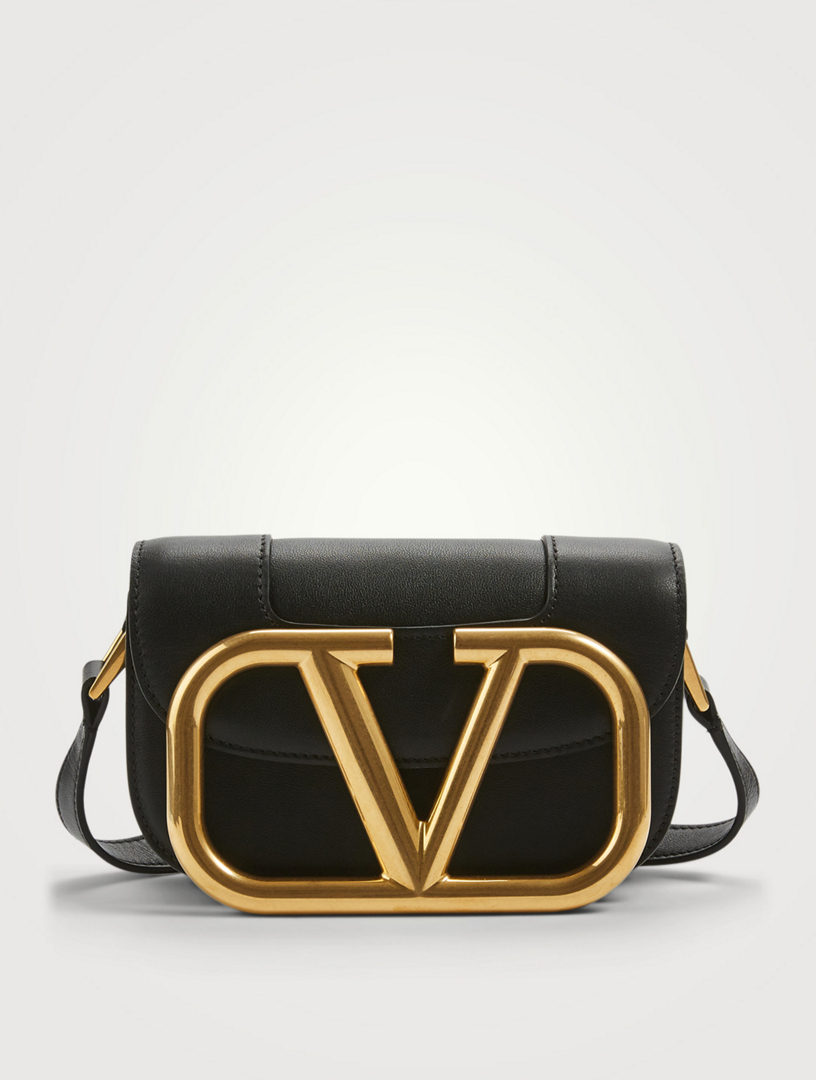 VALENTINO GARAVANI Small SUPERVEE Patent Leather Shoulder Bag | Holt ...