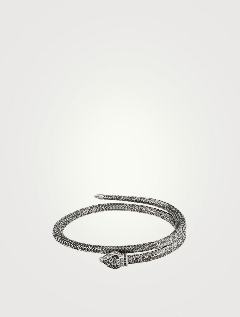 GUCCI Gucci Garden Sterling Silver Snake Bracelet Holt Renfrew Canada