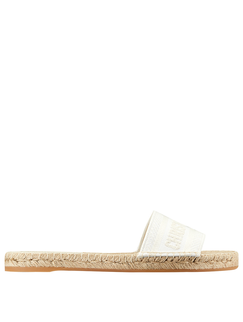 dior slides white