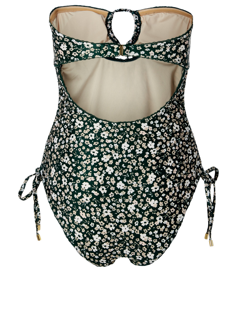 peony ruched one piece